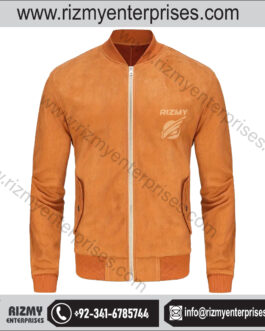 Brown Polyester Zip Jacket: Customize Your Brand