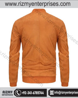 Brown Polyester Zip Jacket: Customize Your Brand