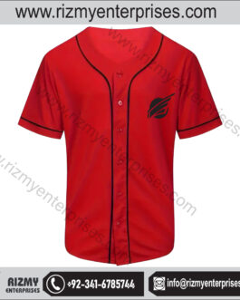Design Your Red Baseball Shirt